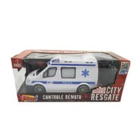 Carro de Controle Remoto Polícia City Resgate Zoop Toys ZP00232
