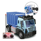Blocos de Montar Caminhão Container Controle Remoto DM Blocks RC Trucks DM Toys DMT7224