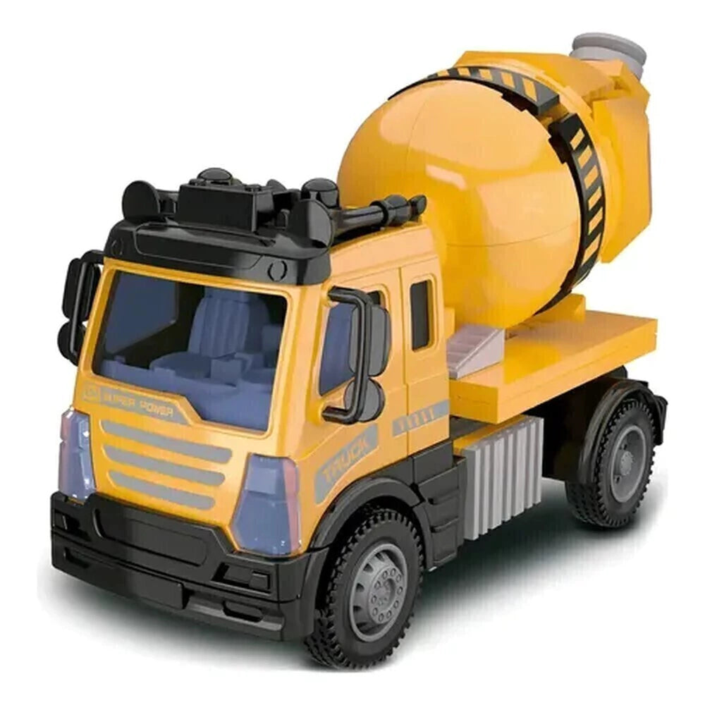 Blocos de Montar Caminhão Betoneira Controle Remoto DM Blocks RC Trucks DM Toys DMT7221