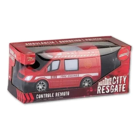 Carro de Controle Remoto Bombeiro City Resgate Zoop Toys ZP00232