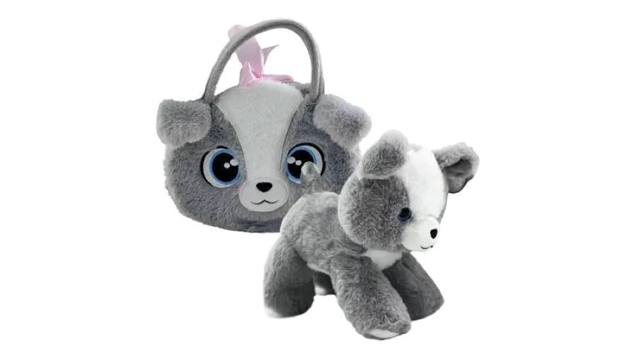 Pelúcia Cutie Handbag Cachorrinho c/ Bolsinha Deluxe Multikids
