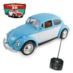 Carrinho de Controle Remoto Fusca Clássico Azul Polibrinq
