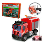 Blocos de Montar Caminhão de Bombeiro Controle Remoto DM Blocks RC Trucks DM Toys DMT7222