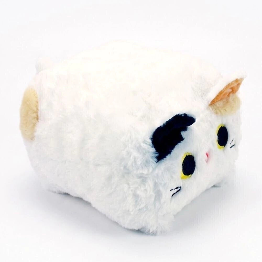 Pelúcia Quadrada de Gatinho 20cm Branco BBR Toys R3609