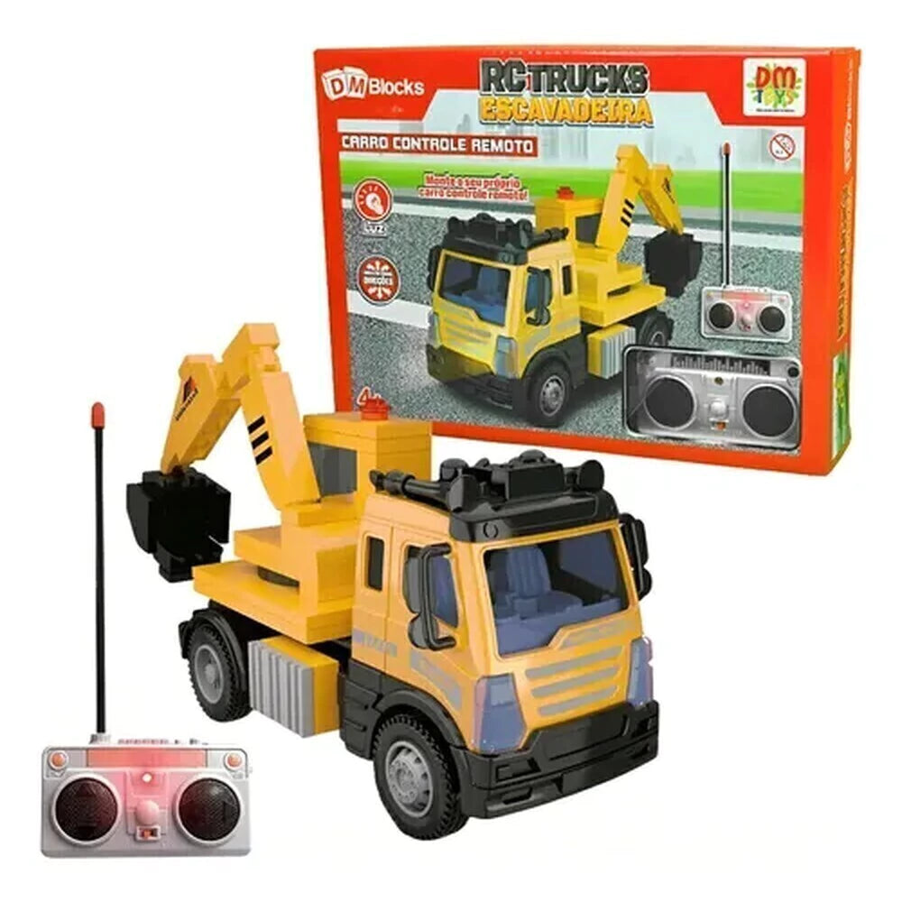 Blocos de Montar Caminhão Escavadeira Controle Remoto DM Blocks RC Trucks DM Toys DMT7219