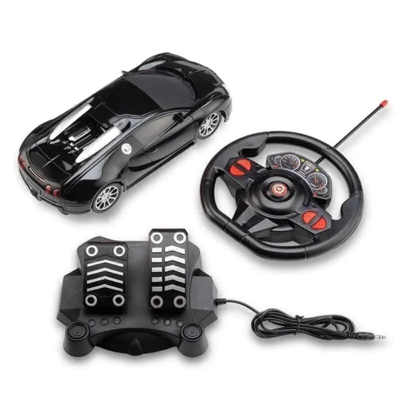 Carrinho Controle Remoto Racing Control Midnight Preto 1:16 Multikids