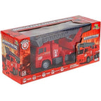 Caminhão Bombeiros Controle Remoto 7 Funções 24cm Escada Art Brink