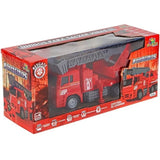 Caminhão Bombeiros Controle Remoto 7 Funções 24cm Escada Art Brink