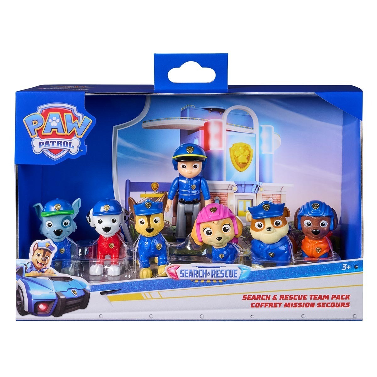 Pack Com 7 Bonecos Search & Recuse - Patrulha Canina