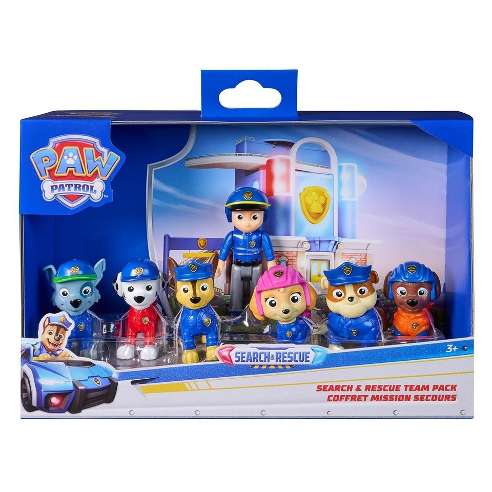 Pack Com 7 Bonecos Search & Recuse - Patrulha Canina