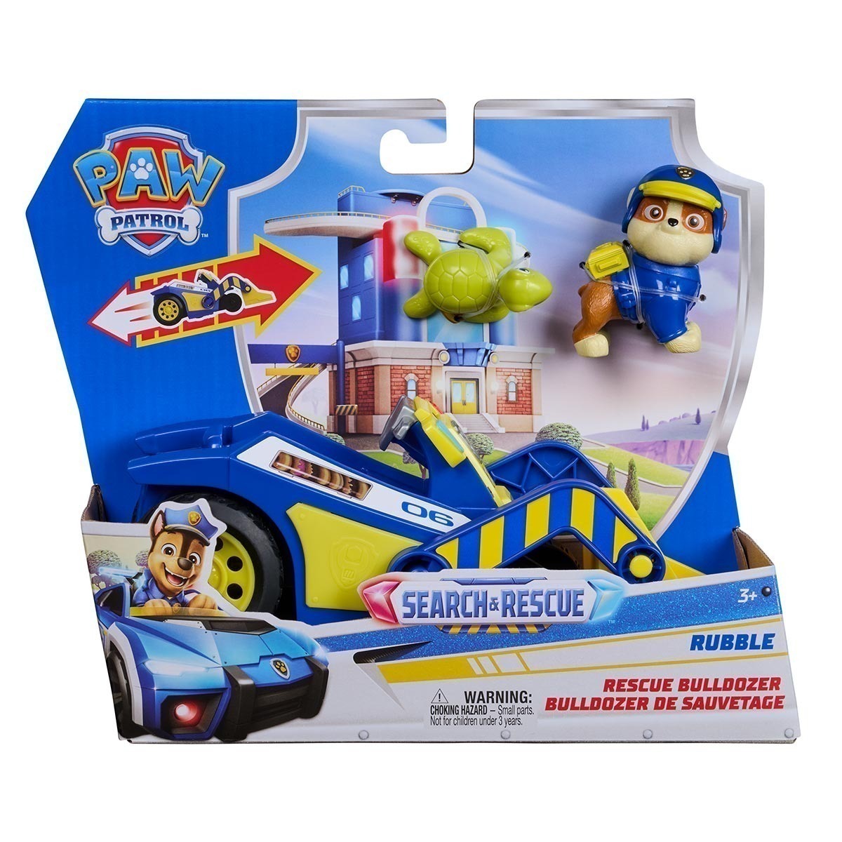 Trator de Resgate do Rubble Com Bonecos - Patrulha Canina